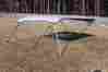 Grey8-6166 61-66 Vortex New Grey 4 Bow Pontoon Deck Boat Bimini Top 8 Long Wide