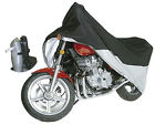 65-017-053801-00 Classic Motorcycle Cover Blk Slv
