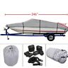 651519350263 Unbranded Heavy Duty Waterproof Trailable Fish Ski Boat