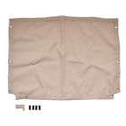 683453-15 Boats Boat Snap In Curtain Fs Inch Tan