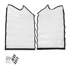 686159-21 Crestliner Boats Boat Side Curtains Vision Clear Set Of