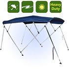 700613096550 Tops Rockymranger Bow Boat Navy Blue Bimini Top