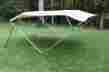 Tan10-7378 73-78 Vortex New Tan Beige 4 Bow Pontoon Deck Boat Bimini Top 10 Long Wide