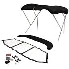 74517-14 73521852 Boats Boat Bimini Top Angler Sf Black Dowco Kit