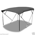 769138051 Max Motosports Bimini Bow Top Boat Cover Gray Rear Support