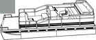 77620p-10 Carver Covers Pontoon Cover