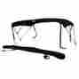 1060534 82-88 Great Lakes Boat Top Inch Aluminum 3 Bow Bimini W Black Sunbrella