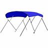 842893126753 Serenelife Bow Bimini Top Boat Cover Front Straps