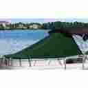 87658 Taylor Made Pontoon Stern Shade For 22 To 24 Boats Canvas Color Green