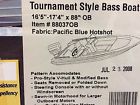 16.5-17.4l 88037ob Taylor Made Tourny Bass Boat