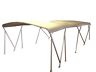 883125-letom Northstar Double Bimini Long Year Warranty Metal Fittings Braces