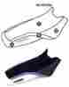 Sew83 93-96 Hydroturf Hydro Turf Seat Cover Upholstery Sea-doo Xp Sp Family Black