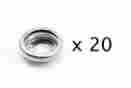 93-xn-10224-1u Scovill Dot Durable 316 Stainless Steel Snap Socket 20 Pcs Marine Hardware Fastener