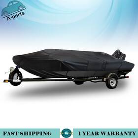 Apt22330 A-parts-a Black 14 Ft Jon Boat Cover For 14ft 70inch 425 190cm 210d New