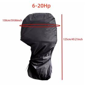 5-300 Aftermarket Tohatsu Nissan Outboard Motor Engine Full Cover Boat Storage Waterproof For 5-300hp