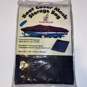 Mb-3036 Airhead Waterproof Boat Cover Mesh Replacement Storage Bag Up To 25ft