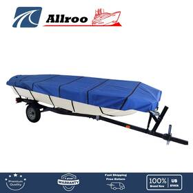 Alu2538975 Allroo 600d 16ft Jon Boat Cover Heavy Duty Trailerable Fits For