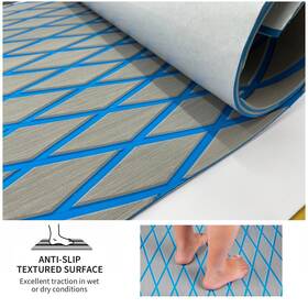 13b-60240-l Alqianqiu Alq-2 Boat Deck Covering Eva Foam Flooring Non-slip Mat For Bass 94x23.6 In