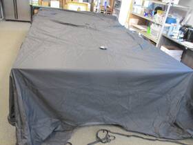 12288 America Canvas Storm Cat 230 2019 Rachet Cover 23ft X 13ft Black Marine Boat