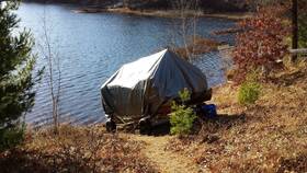 16wintersys American Canvas Products Pontoon Winter Cover System - 16ft