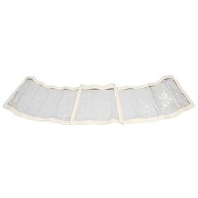 10.02677 Ameritex Fabrics Chaparral Boat Connector Curtain 327 Ssx White