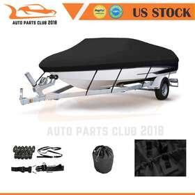 Ap170502c01 Apc Waterproof And Uv Heavy Towing Boat Cover Fishing V-hull Trimaran Runway