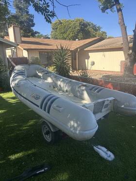 360vs Artigiana Battelli - Ridged Hull Inflatable Boat With Trailer