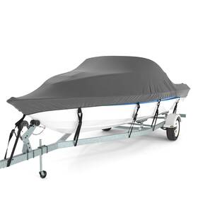 Dy-ghhl-0011 Ataman Outdoors Heavy Duty 600d Waterproof Boat Cover 16-18.5ft Trailerable V-hull Runabout