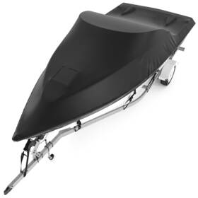 Dy-ghhl-0013 Ataman Outdoors Heavy Duty 800d Waterproof Boat Cover - 16-18.5ft Black