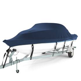 Dy-ghhl-0016 Ataman Outdoors Heavy Duty 600d Waterproof Boat Cover 17 - 19ft Trailerable V-hull Runabout