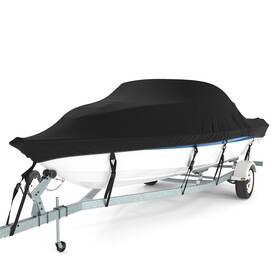 Dy-ghhl-0019 Ataman Outdoors Heavy Duty 600d Waterproof Boat Cover 17 - 19ft Trailerable V-hull Runabout