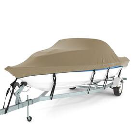 Dy-ghhl-0025 Ataman Outdoors Heavy Duty 600d Waterproof Boat Cover 23 - 24ft Trailerable V-hull Runabout