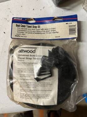 750-2135 Attwood 10635-5 Boat Cover Travel Strap Kit