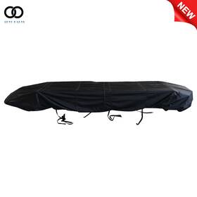 Apo168112 Autoooparts Black For Jon Boat Cover 12ft-18ft L Beam Width Up To 75inch 210d
