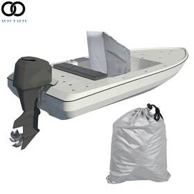 Apo209560 Autoooparts Boat Center Console Cover 42 Inch H X 24 L 36 W Grey Water Proof 600d