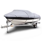 B-1201-x3 Budge Denier Boat Cover Fit Long Gray