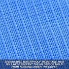 B-1600-x8 Budge Ripstop Boat Cover Fits Runabout Boats To 696571210339