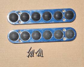 Gb440449921 Bayliner 1992 Capri Boat Step Pad Rounded Chrome Rubber Oem