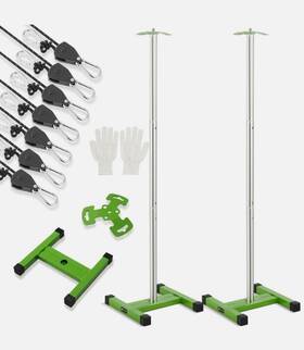 84492020 Baystmam Fully Metal Boat Cover Support Poles System Mushroom Cap Aluminum Base
