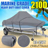 Bed6644991 Matcc Boat Cover Marine Grade Trailerable Fishing Ski Waterproof Grey