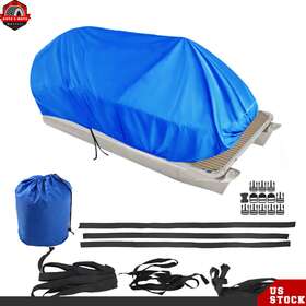 Ber160065 Berliii 21ft 22ft 23ft 24ft Boat Cover Waterproof Trailerable Heavy Duty Pontoon Beam 102 Inch