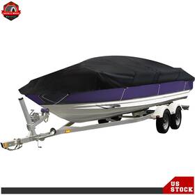Ber315210 Berliii 210d Jon Boat Cover Black 12ft-18ft L Beam Width Up To 56-75inch