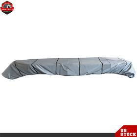 Ber315330 Berliii For Jon Boat 12ft-18ft L Beam Width Up To 75inch 210d Grey Cover