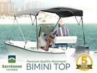 Bim-6466772-ge Safeguard New 3 Bow Grey Bimini Boat Cover Top With Boot 6l X 46 H 67 72 W 705105727004