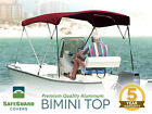 Bim-6467984-bg Safeguard New 3 Bow Burgundy Bimini Boat Cover Top With Boot 6l X 46 H 79 84 W 7051057227509