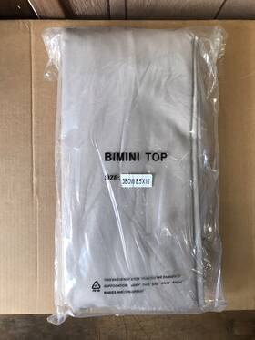 3bow8.5 Bimini X10 Top 3 Bow Lt. Brown 8.5 New