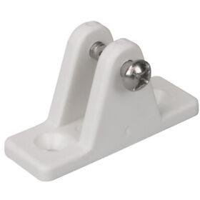 273201-1 Bimini Top Boat Shade Hinge Fitting Large Straight Deck 13/16inch.w X 2-7/16inch.l