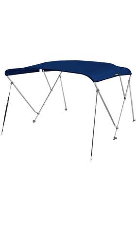 Slbt3rb854 Bimini Top Serenelife 3 Bow Canvas Sun Shade Boat Canopy -1 Inch Double Wall