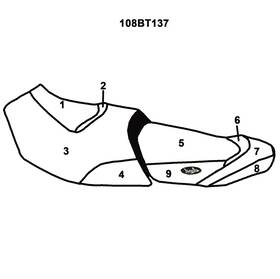108bt137 Blacktip Jetsports Custom Seat Cover 2019-2021 Fish Pro