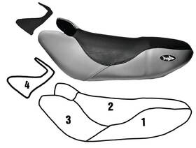 108bt205 Blacktip Jetsports Kawasaki Seat Cover 1999-2005 Ultra 150/2001-2004 130